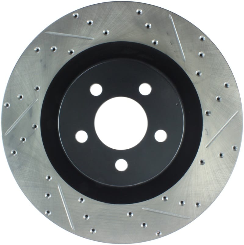 Stoptech — StopTech Sport Drilled & Slotted Brake Rotor; Front Left
StopTech Sport Drilled/Slotted Brake Rotor; Front Left
