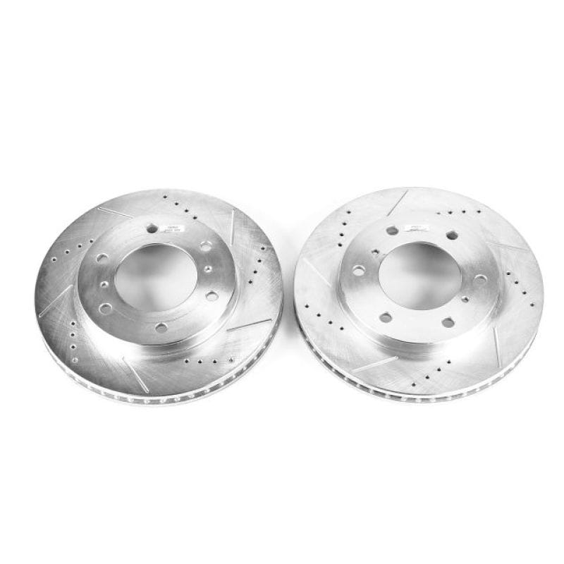 PowerStop — PowerStop Evolution Performance Drilled, Slotted & Plated Brake Rotor Pair