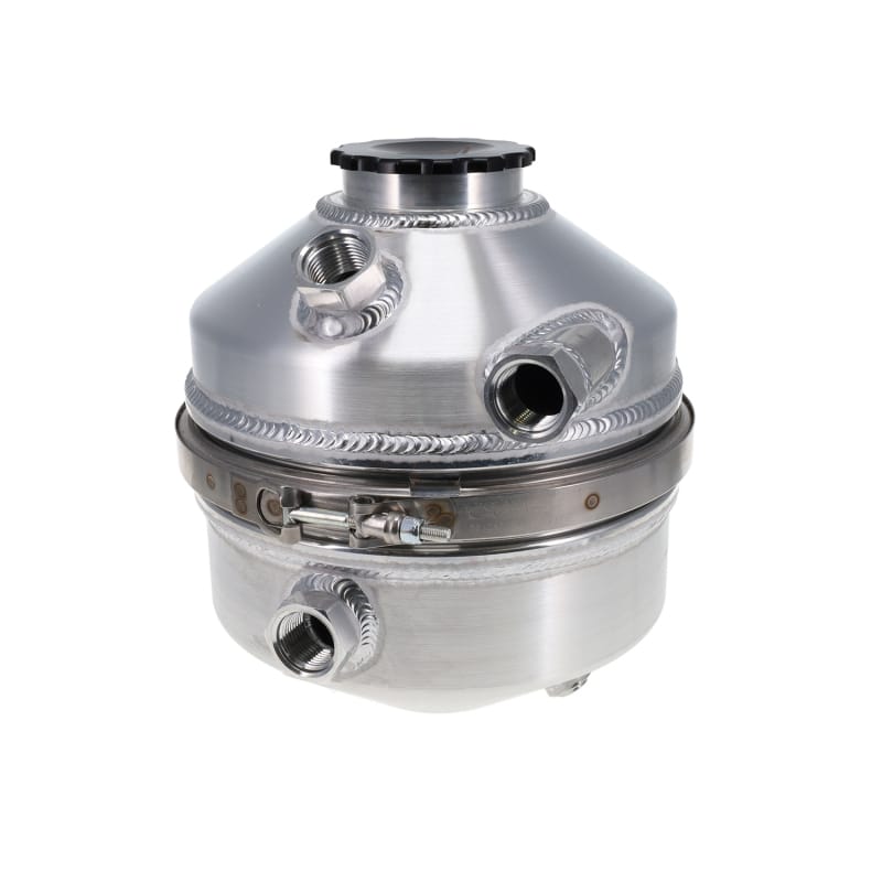 Peterson Fluid Systems — ALUMINUM NOSTALGIA DRAG OIL TANK - 1.5 GALLON SINGLE SCAVENGE RETURN