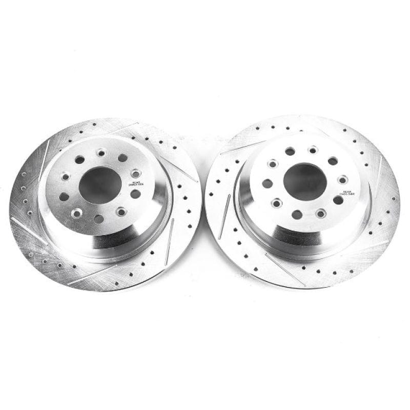 PowerStop — PowerStop Evolution Performance Drilled, Slotted & Plated Brake Rotor Pair