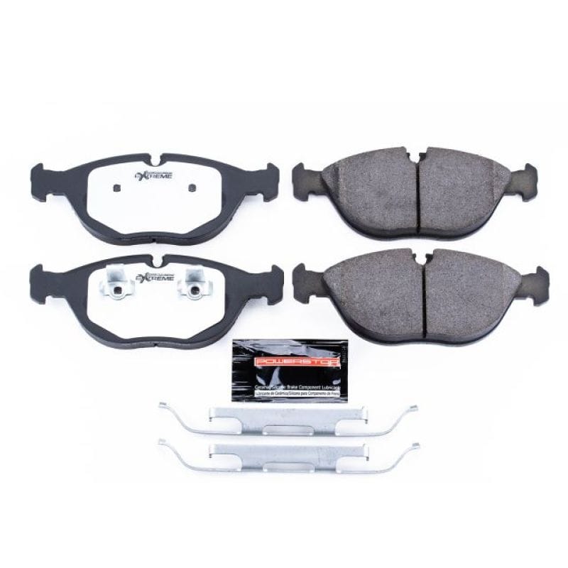 PowerStop — PowerStop - Z26 Performance Carbon-Fiber Ceramic Brake Pads with Hardware Kit