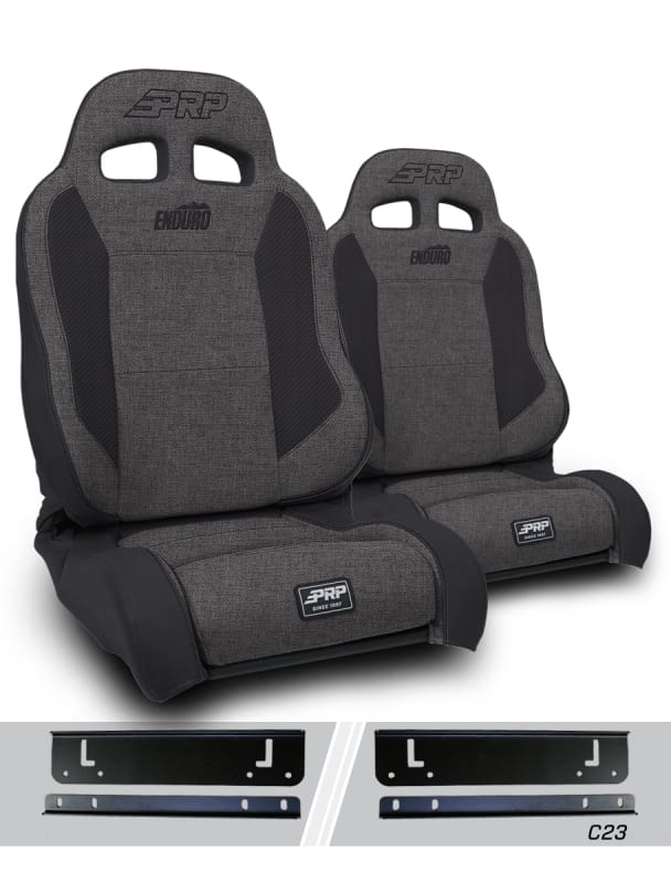 PRP Seats — Enduro Elite Suspension Seat - Trek Edition, Kit for 97-02 Jeep Wrangler TJ (Pai