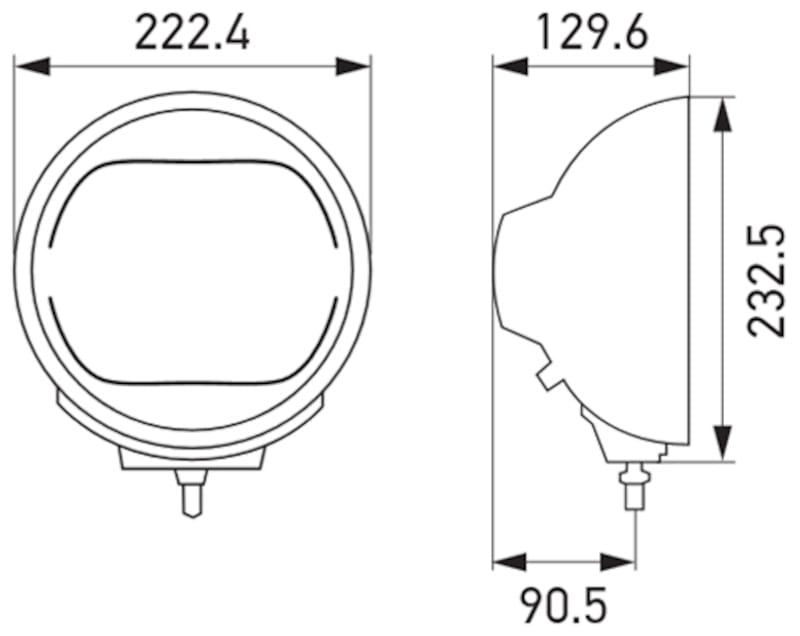 Hella — HELLA Auxiliary Light 016560101