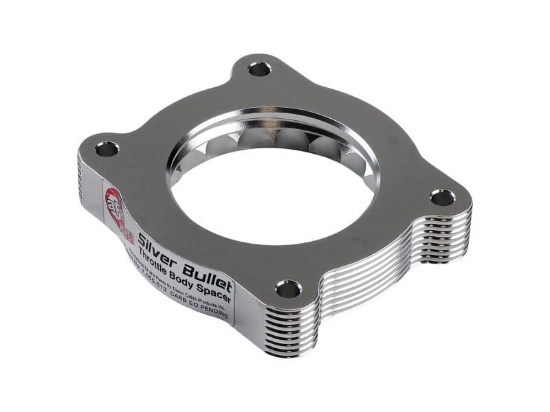aFe — aFe 07-13 Chevrolet Silverado 1500/GMC Sierra 1500 Silver Bullet Throttle Body Spacer - Silver
Throttle Body Spacer