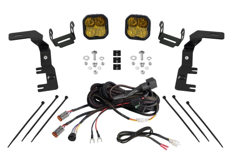 Diode Dynamics — Diode Dynamics 2023+ Chevrolet Colorado SS3 Stage Series Ditch Light Kit Pro Yellow Combo