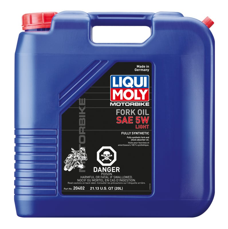 LIQUI MOLY — LIQUI MOLY 20L Motorbike Fork Oil SAE 5W Light
Fork Oil