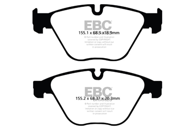 EBC — Redstuff Ceramic Low Dust Brake Pads