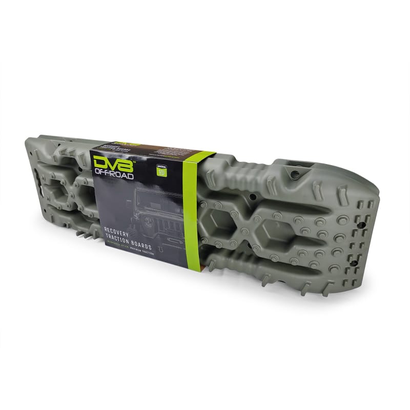 DV8 Offroad — Traction Boards with Bag; Olive; Pair