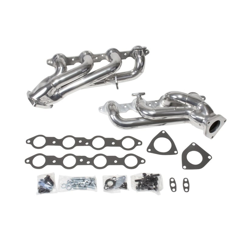 BBK — 1999-2013 GM TRUCK/SUV 4.8L/5.3L 1-3/4 SHORTY HEADERS (POLISHED SILVER CERAMIC)
Shorty Tuned Length Exhaust Header Kit