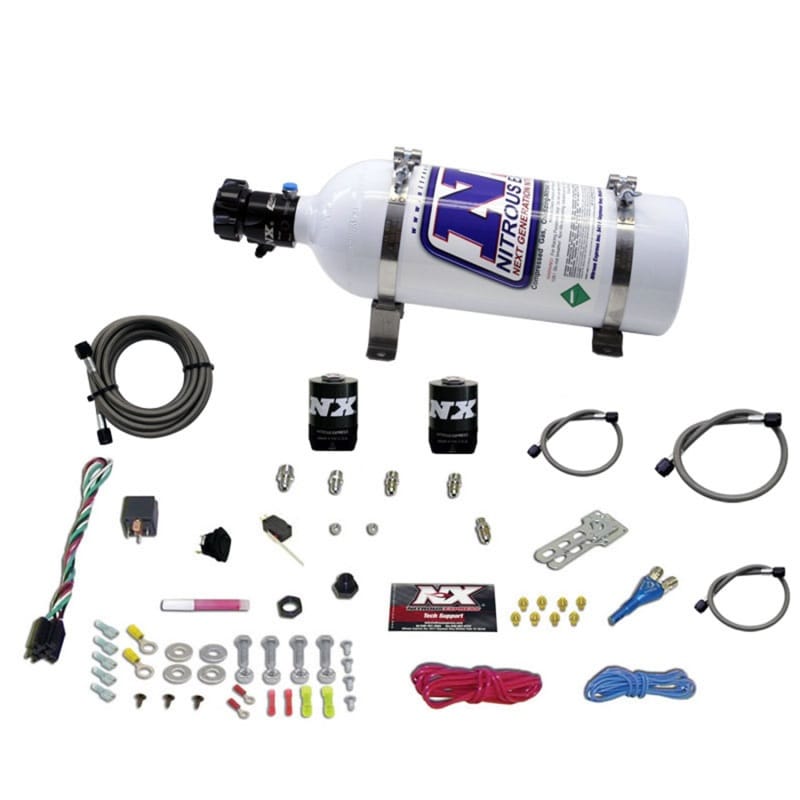 Nitrous Express — ALL FORD EFI SINGLE NOZZLE SYSTEM (35 -50-75-100-150HP) WITH 5LB BOTTLE
Nitrous Oxide Injection System Kit