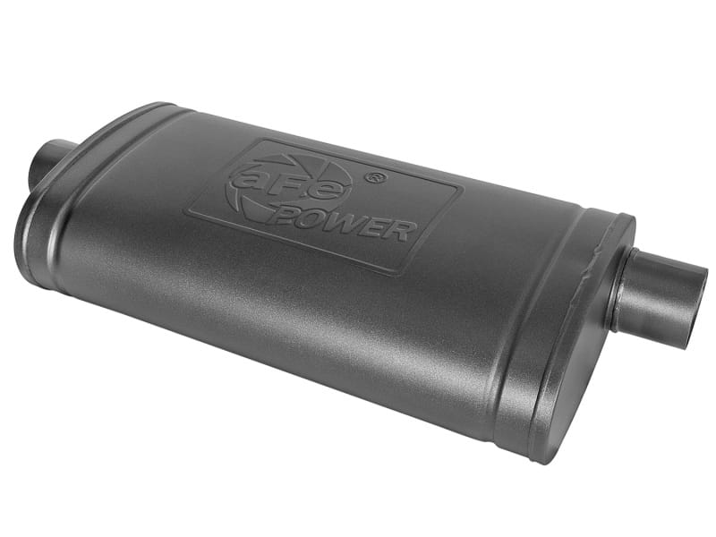 aFe — MACH Force-Xp 409 Stainless Steel Muffler w/ High-Temp Metallic Black finish