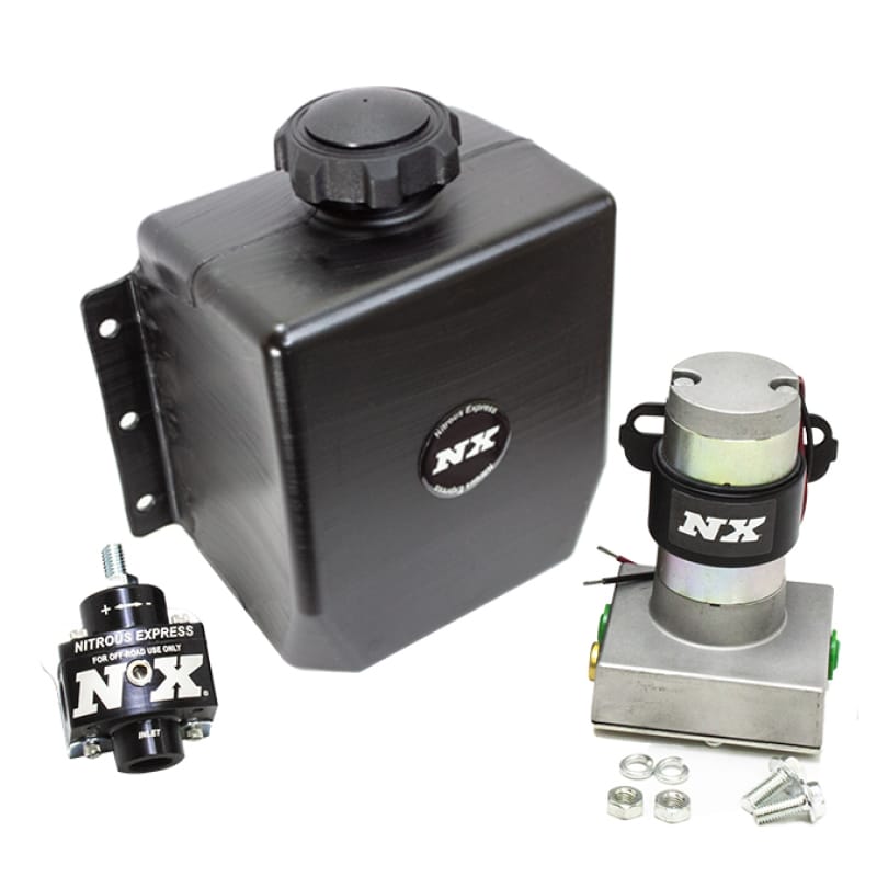 Nitrous Express — Stand Alone Fuel Enrichment System(Safe), External Pump And Regulator, 3qt Tank