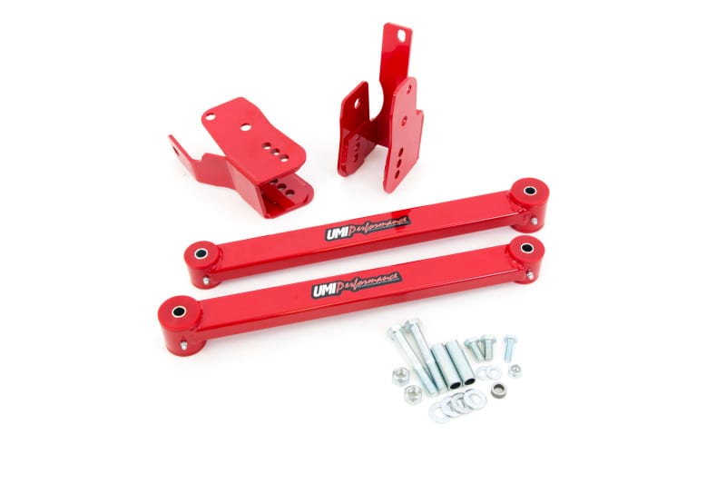 UMI Performance — 103460 - 2005-2014 Ford Mustang Rear Anti-Hop Kit, Budget Boxed Control Arms