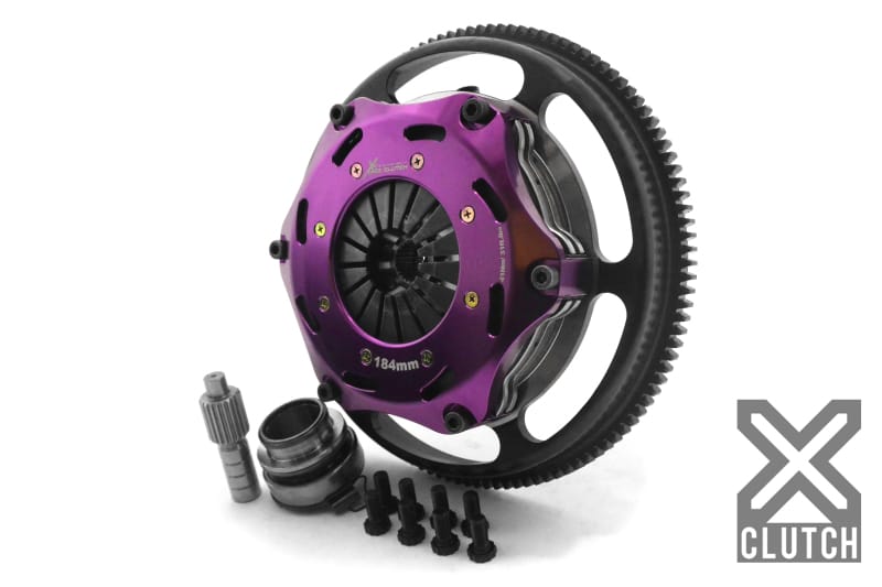 XCLUTCH — Clutch Kit Inc Chromoly Flywheel; 7  1/4" Twin Solid Ceramic Clutch Discs