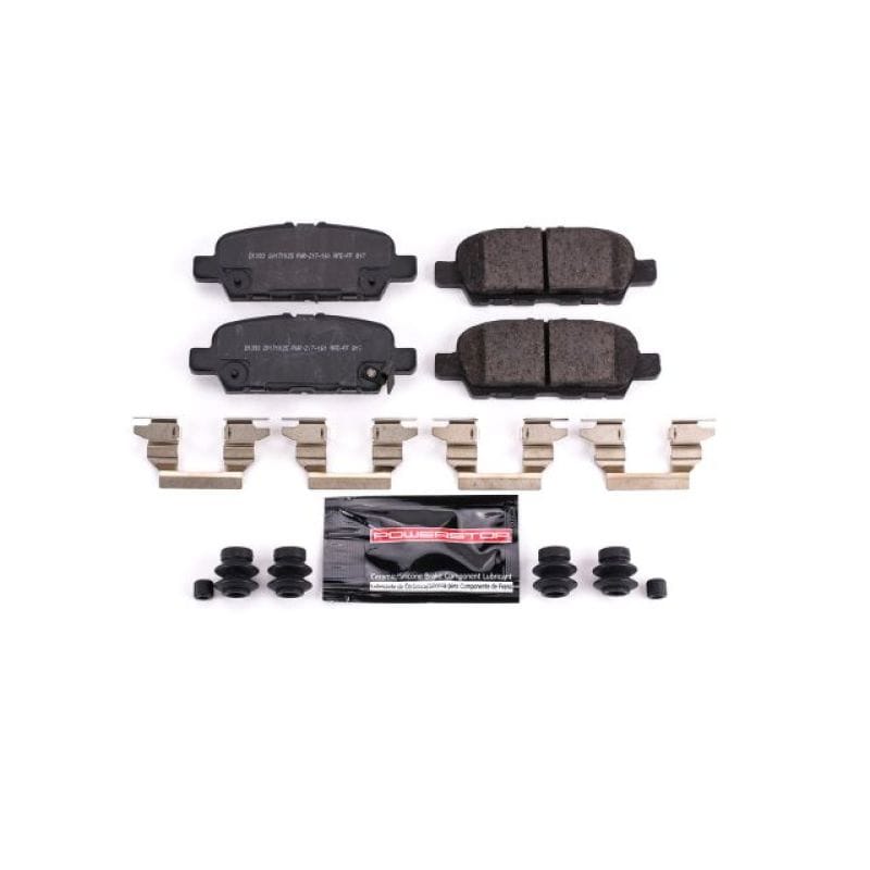 PowerStop — PowerStop - Z23 Daily Driver Carbon-Fiber Ceramic Brake Pads with Hardware Kit