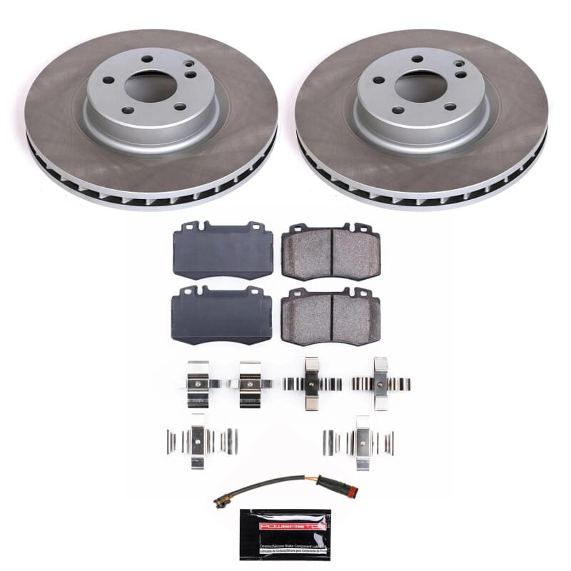 PowerStop — Semi-Coated Rotor and Low-Dust Ceramic Brake Pad Kit
