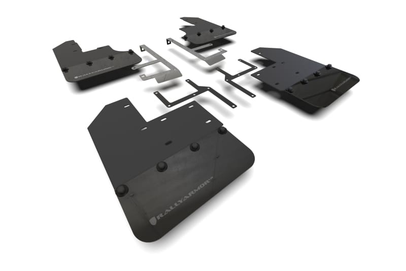 Rally Armor — Black Mud Flap/Grey Logo