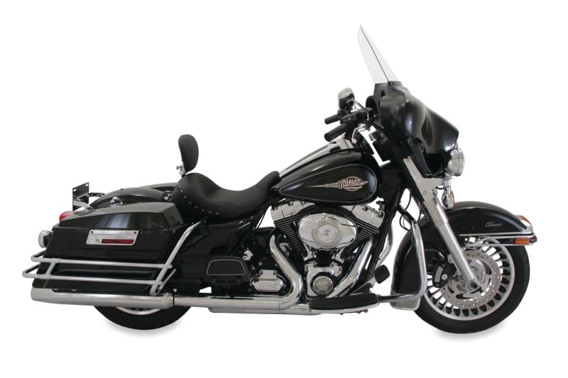 Mustang Motorcycle — Mustang 08-21 Harley Electra Glide Std,Rd Glide,Rd King,Str Glide Std Touring Solo Seat Studs- Blac