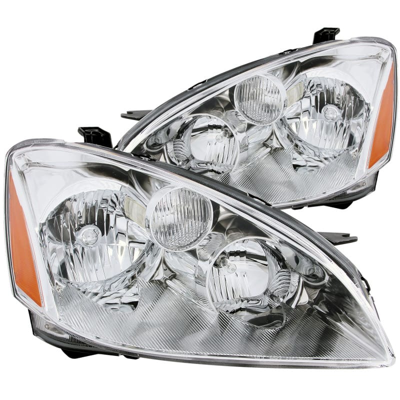 ANZO — ANZO 2002-2004 Nissan Altima Crystal Headlights Chrome
Head Light Set
HdLtSet