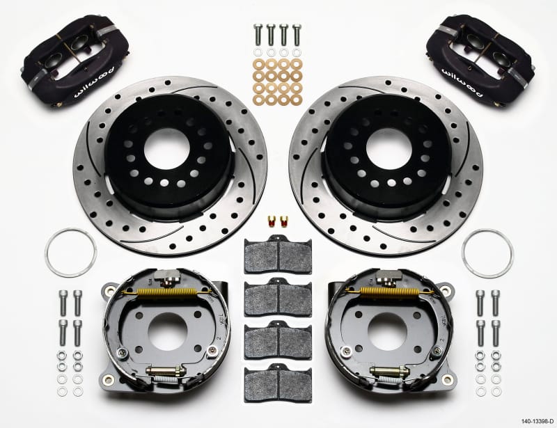 Wilwood — KIT,REAR,DISC/DRUM,AMC,2.60 OFFSET 1PC,SRP,BLACK POWDER COAT