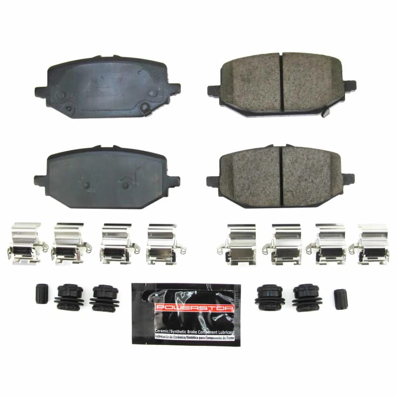 PowerStop — PowerStop - Z23 Daily Driver Carbon-Fiber Ceramic Brake Pads with Hardware Kit