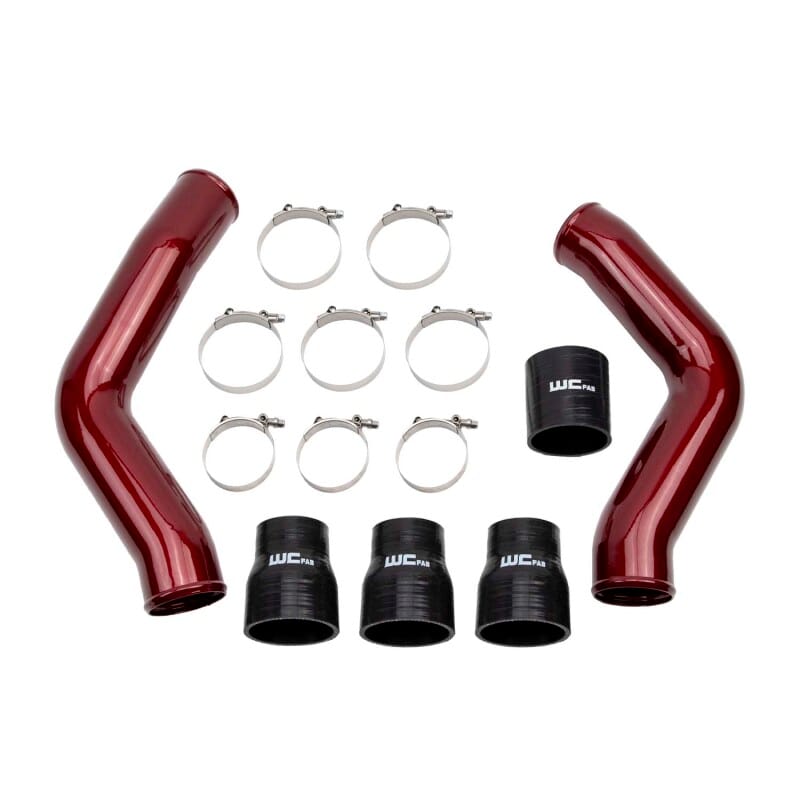 Wehrli — High Flow Bundle Kit Stage 1, 3.5 in., 13-18 Cummins 6.7L, WCFab Red