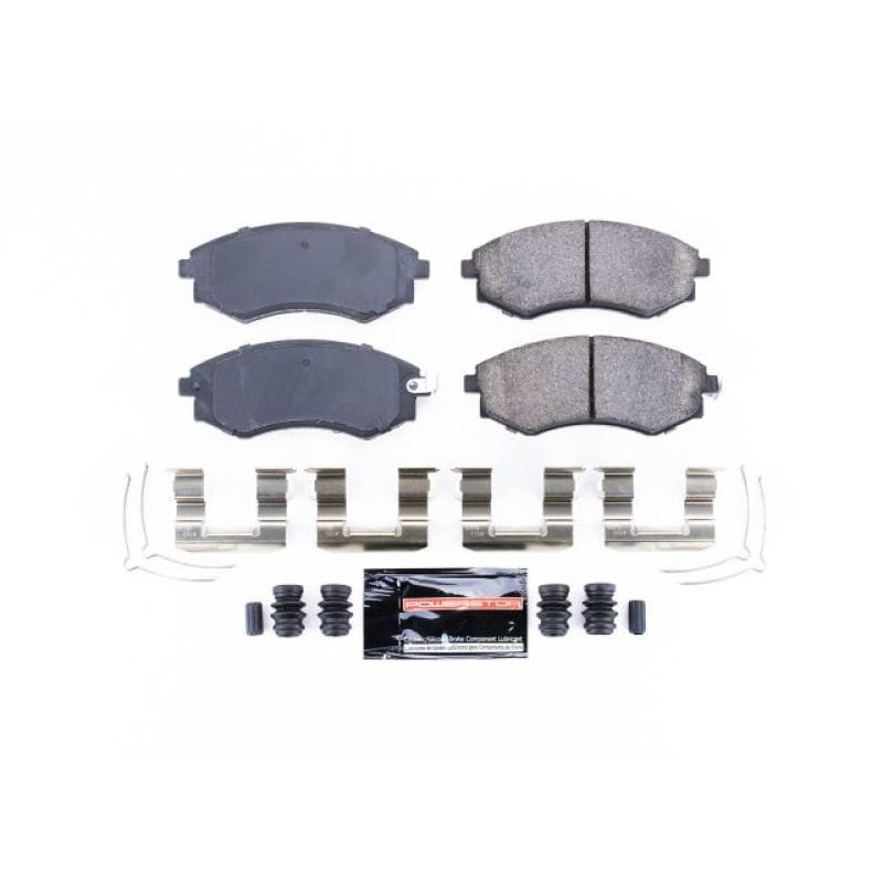 PowerStop — PowerStop - Z23 Daily Driver Carbon-Fiber Ceramic Brake Pads with Hardware Kit