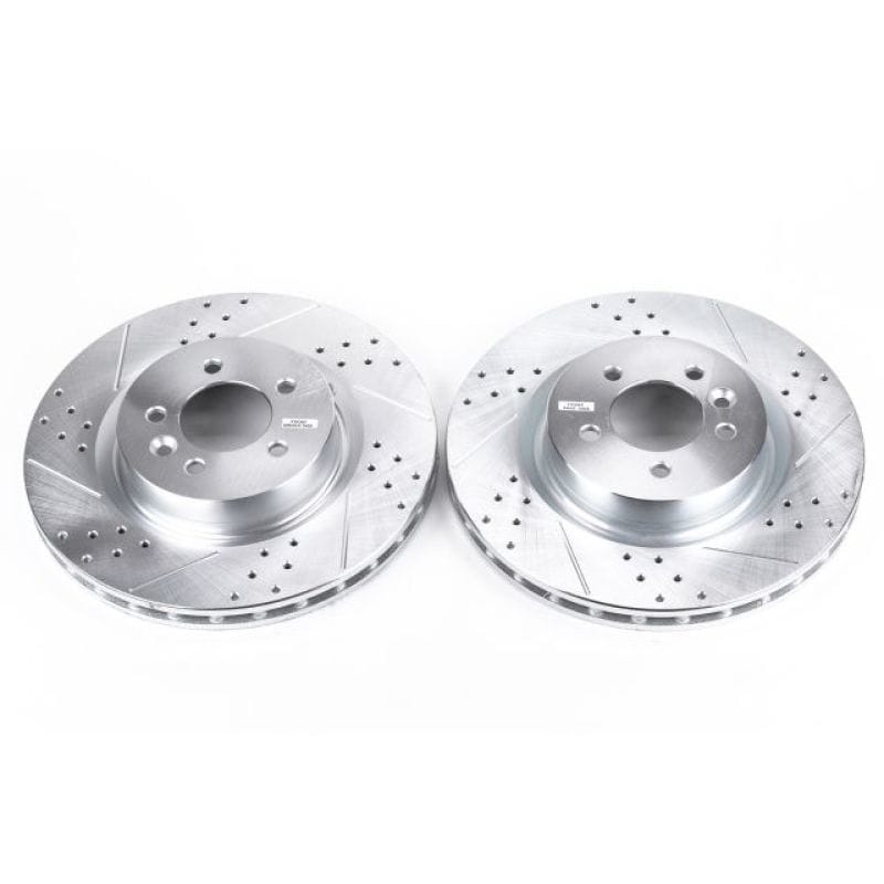 PowerStop — PowerStop Evolution Performance Drilled, Slotted & Plated Brake Rotor Pair