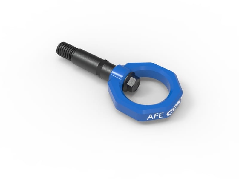 aFe — aFe CONTROL Rear Tow Hook Blue