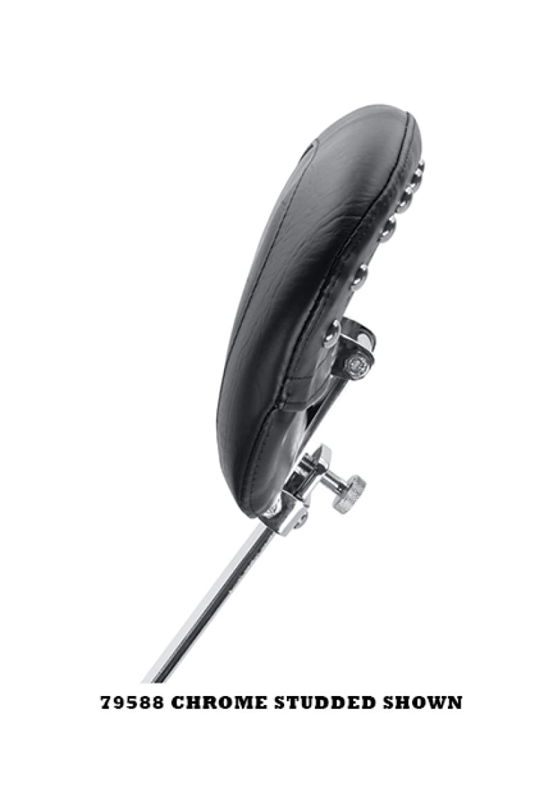 Mustang Motorcycle — Mustang 08-21 Harley Electra Glide,Rd Glide,Rd King,Str Glide Summit Dr Backrest Blk Pearls - Black