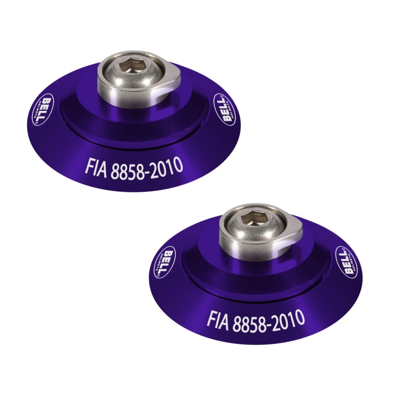 Bell — Bell HANS Clip Set - Purple FIA8858-2010
