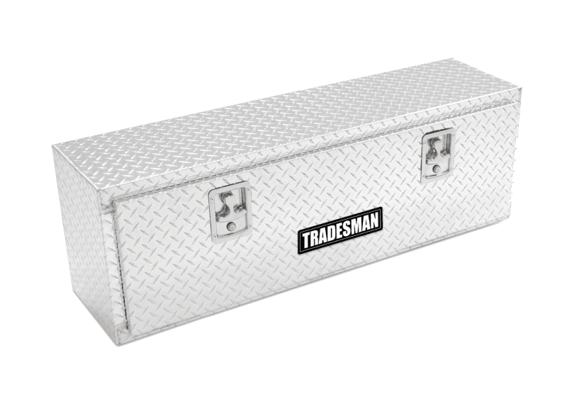 Tradesman — Tradesman Aluminum Top Mount Tool Box (48in.) - Brite