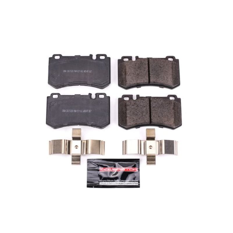 PowerStop — PowerStop - Z23 Daily Driver Carbon-Fiber Ceramic Brake Pads with Hardware Kit