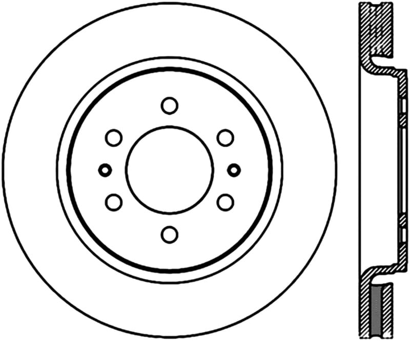 Stoptech — StopTech Sport Slotted Cryo Brake Rotor; Front Right