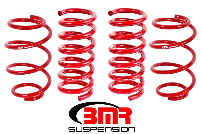 BMR Suspension — Lowering Springs, Set Of 4, Minimal Drop, Performance