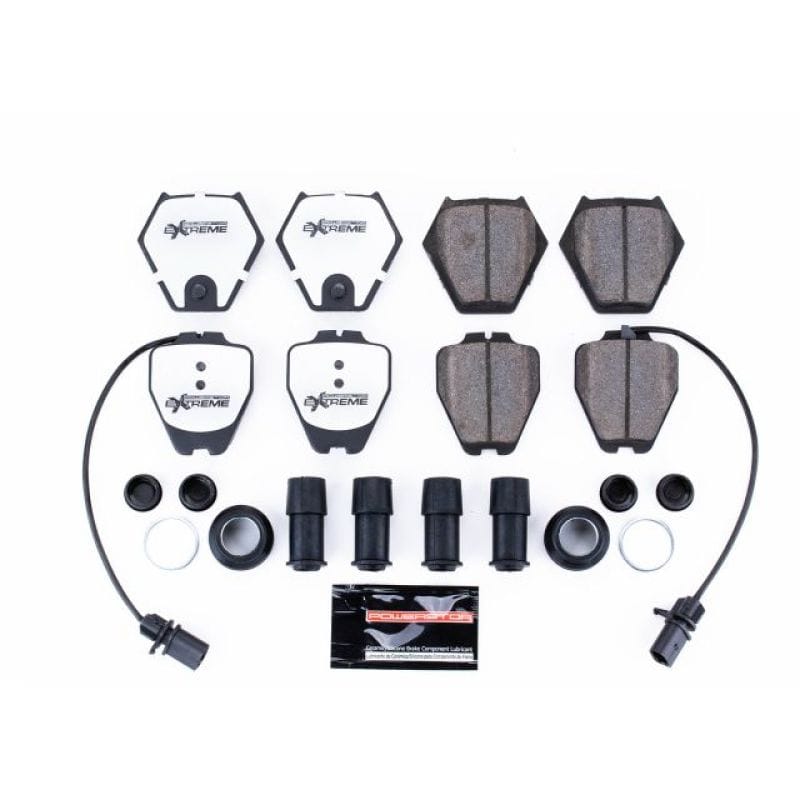 PowerStop — PowerStop - Z26 Performance Carbon-Fiber Ceramic Brake Pads with Hardware Kit