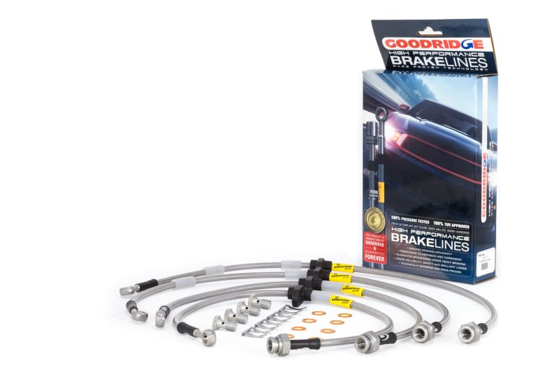 Goodridge — G-STOP SS Braided Brake Line Kit