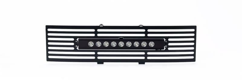 Putco — Putco 11-14 Ford F-150 - EcoBoost Bumper Grille Inserts - Black SS Bar and 10in Luminix Light Bar
BmprValanceGrilleIns