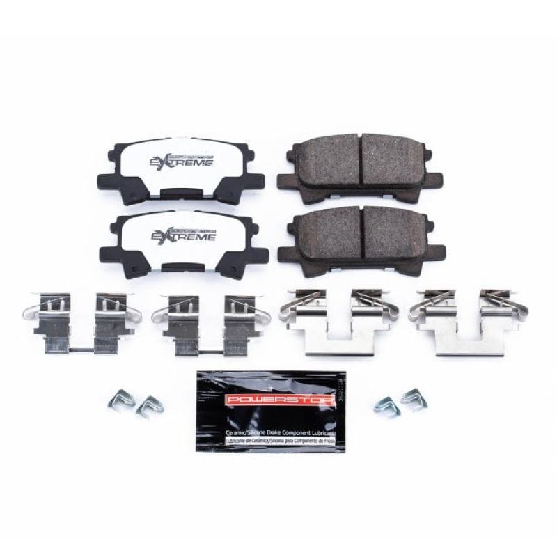PowerStop — PowerStop - Z36 Truck and SUV Carbon-Fiber Ceramic Brake Pads with Hardware Kit