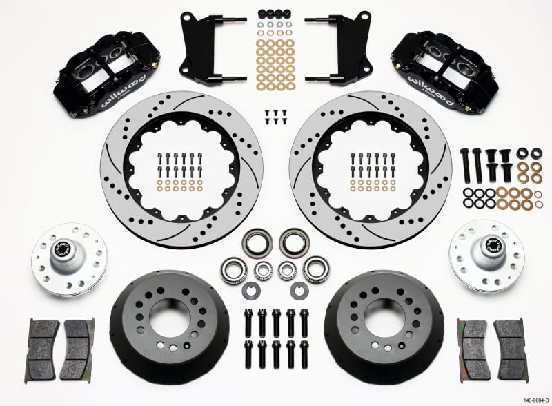 Wilwood — KIT,FRONT,CAMARO/NOVA,67-72,BIG BRAKE RADIAL MT,14.0 ROTOR,DRILLED