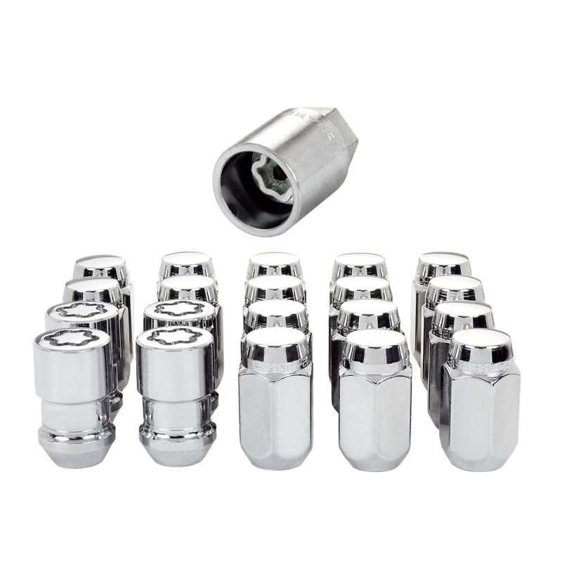 McGard — Cone Seat Exposed Style Wheel Installation Kit - Chrome - (Clamshell Packaging)