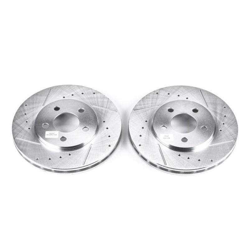PowerStop — PowerStop Evolution Performance Drilled, Slotted & Plated Brake Rotor Pair