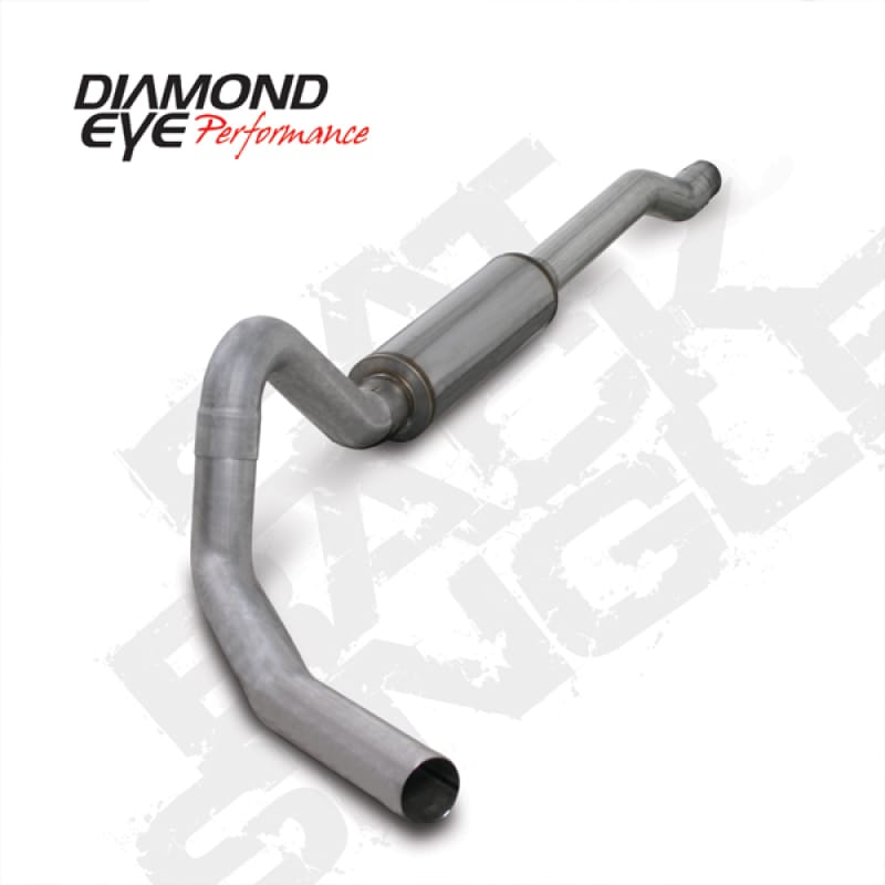 Diamond Eye Performance — 2003-2006 FORD 6.0L POWERSTROKE EXCURSION-4in. ALUMINIZED-PERFORMANCE DIESEL EXH
