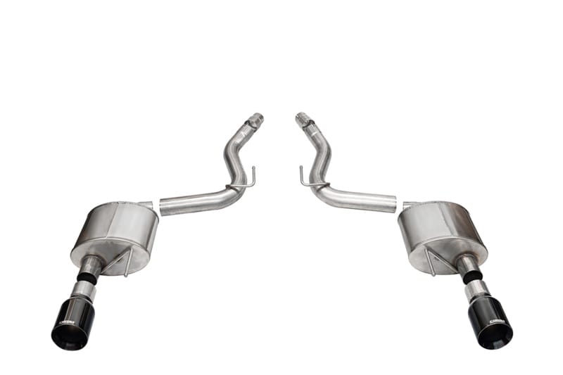CORSA Performance — Corsa 2024+ Ford Mustang GT Sport Axle-Back Dual Rear Exit with 4.5in Straight Cut Black PVD Tips
Exhaust