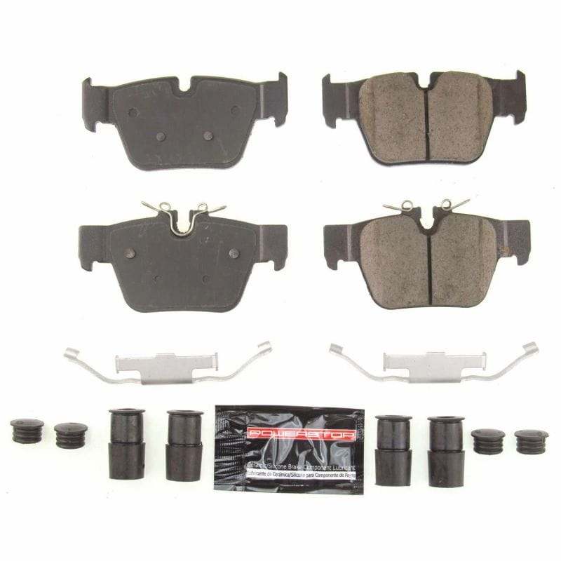 PowerStop — PowerStop - Z23 Daily Driver Carbon-Fiber Ceramic Brake Pads with Hardware Kit