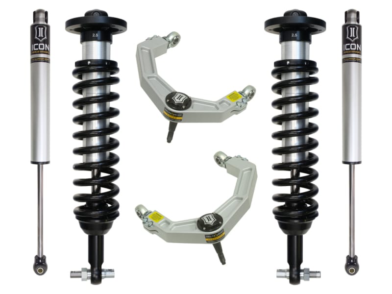 ICON — 2015-2020 FORD F150 2WD 0-3" STAGE 2 SUSPENSION SYSTEM W BILLET UCA