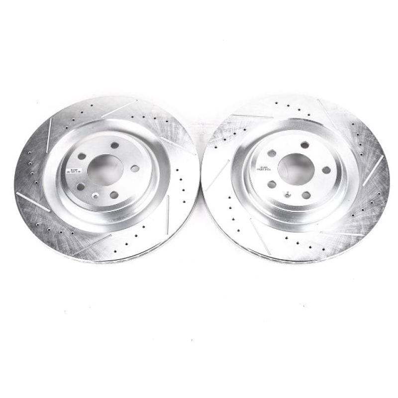 PowerStop — PowerStop Evolution Performance Drilled, Slotted & Plated Brake Rotor Pair