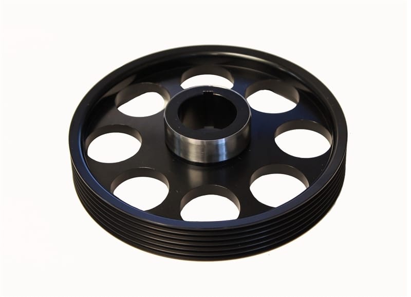 Torque Solution — Torque Solution Lightweight Crank Pulley (Black): Hyundai Genesis Coupe 3.8 2010+