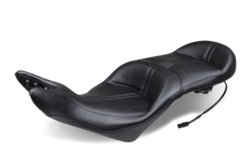 Mustang Motorcycle — Mustang 08-17 Victory Vision Standard Touring 1PC Seat w/Driver Backrest - Black