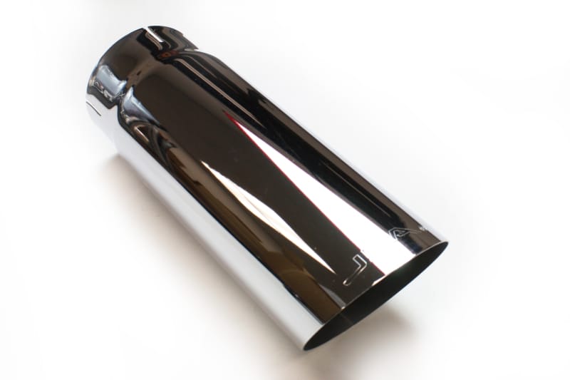 JBA — Exhaust Tip; 4" x 4.5" x 12" Angle Cut Chrome